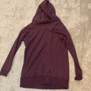 Cowl neck hoodie